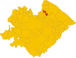 Localisation de Sant'Angelo in Lizzola