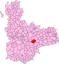 Localisation de Aldeamayor de San Martín