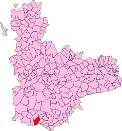 Localisation de Bobadilla del Campo