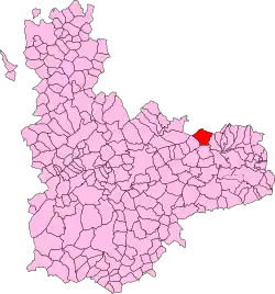 Localisation de Esguevillas de Esgueva