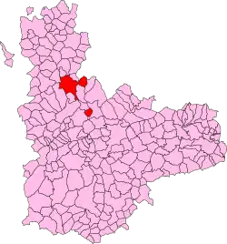 Localisation de Medina de Rioseco