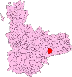 Localisation de Montemayor de Pililla
