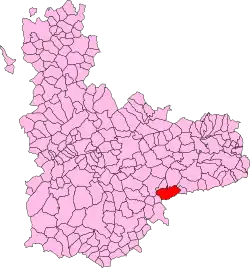 Localisation de San Miguel del Arroyo
