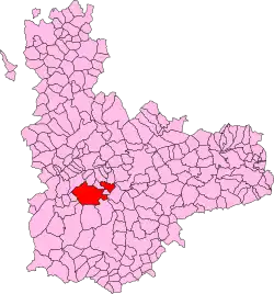 Localisation de Tordesillas