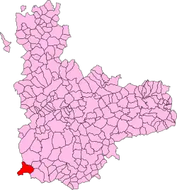 Localisation de Torrecilla de la Orden
