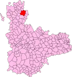 Localisation de Villalón de Campos