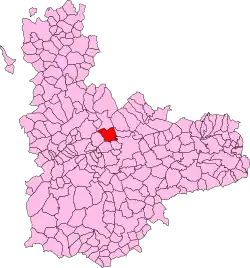 Localisation de Villanubla