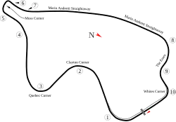 Tracé de la course