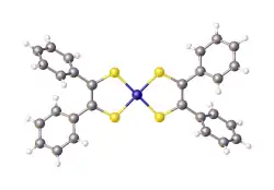 Image illustrative de l’article Bis(stilbènedithiolate) de nickel