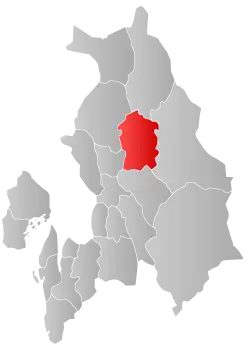 Localisation de Ullensaker