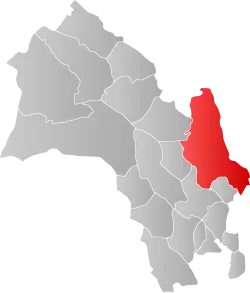 Localisation de Ringerike