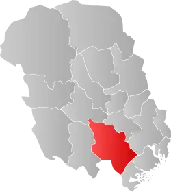 Localisation de Heddal