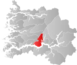 Localisation de Balestrand