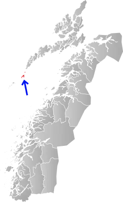 Localisation de Værøy