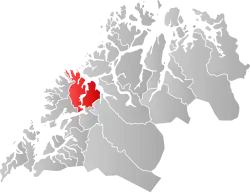 Localisation de Lenvik