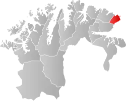 Localisation de Vardø