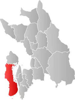 Localisation de Asker