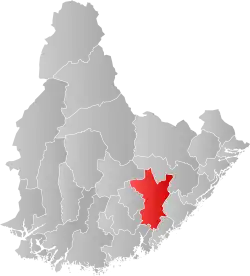 Localisation de Birkenes