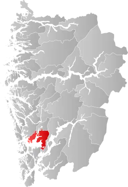 Localisation de Bjørnafjorden