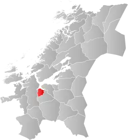 Localisation de Skaun