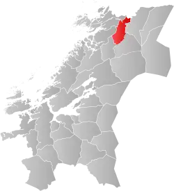 Localisation de Høylandet