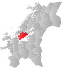 Localisation de Indre Fosen
