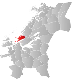 Localisation de Ørland