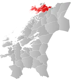 Localisation de Nærøysund