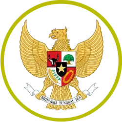 alt=Écusson de l' Équipe d'Indonésie
