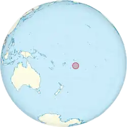 Description de l'image Niue on the globe (Polynesia centered).svg.