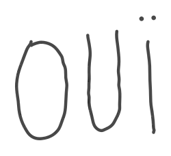 Description de l'image OUÏ lettrage.svg.