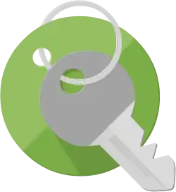 Description de l'image OpenKeychain Logo.svg.