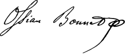 signature d'Ossian Bonnet