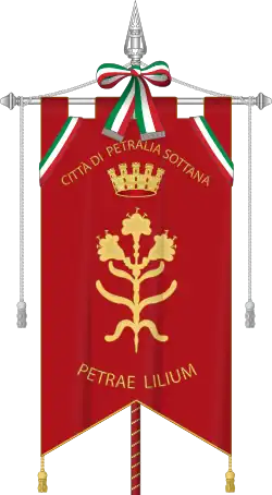 Drapeau de Petralia Sottana