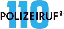 Description de l'image Polizeiruf 110 Logo.svg.