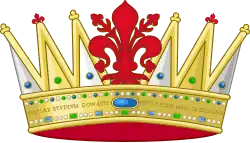 Description de l'image Restitution of the physical crown of Cosimo I de' Medici.svg.