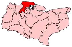 Carte de la circonscription