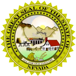 Description de l'image Seal_of_Nevada.svg.