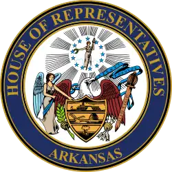 Description de l'image Seal of the Arkansas House of Representatives.svg.