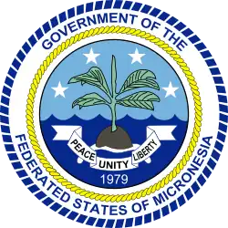 alt=Écusson de l' Équipe des États fédérés de Micronésie