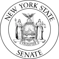 Description de l'image Seal of the New York State Senate.svg.