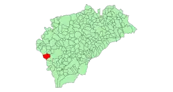 Localisation de Martín Muñoz de las Posadas