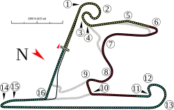 Tracé de la course