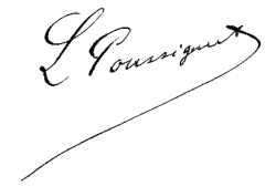 signature de Léon Poussigue