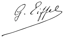 signature de Gustave Eiffel