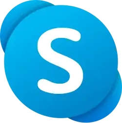 Description de l'image Skype logo (2019–present).svg.