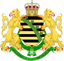 Description de l'image Small Arms of the Kingdom of Saxony 1806-1918.svg.