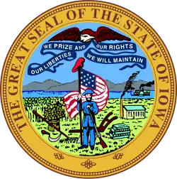 Description de l'image Seal_of_Iowa.svg.