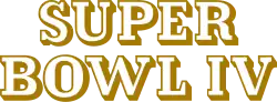 Description de l'image Super Bowl IV Logo.svg.