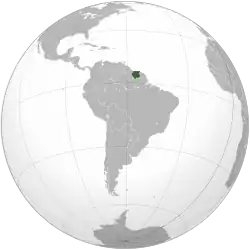 Description de l'image Suriname (orthographic projection).svg.